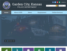 Tablet Screenshot of gcpolice.org
